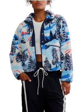 Free People Movement Rocky Rodge jacket Alpine Combo fleece